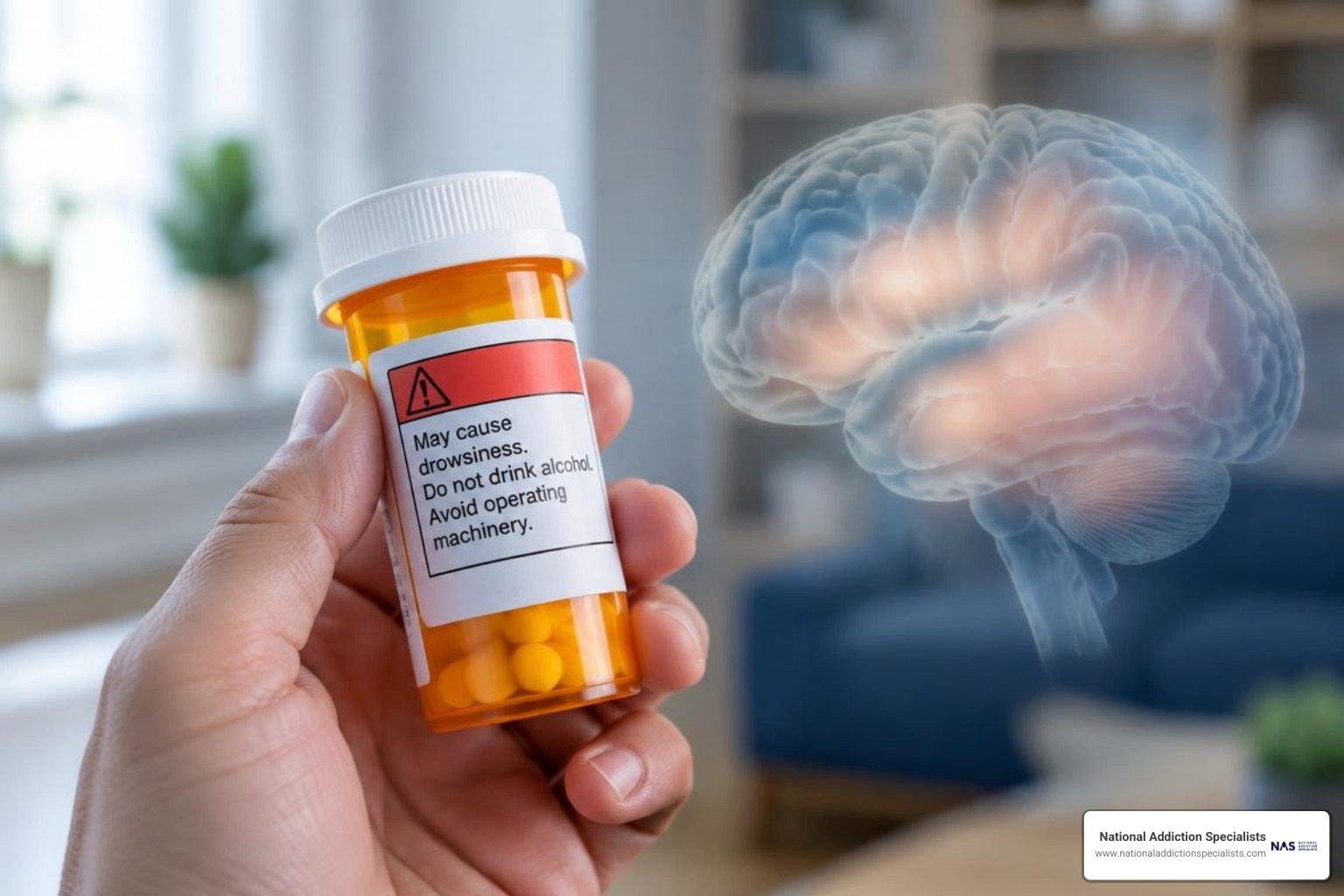 Central nervous system depressant interactions with prescription opioids